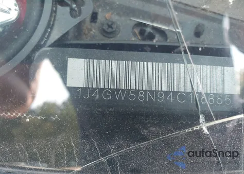 2004 Jeep Grand Cherokee Limited из США, поврежденный, VIN 1J4GW58N94C118685